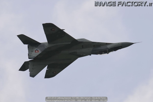 2011-07-01 Zeltweg Airpower 7211 MiG-29A Fulcrum - Slovak Air Force